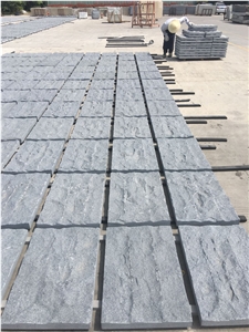 A Quality G654 Sesame Grey Granite Split Face Cube Stone/Cobblestone Pavers for Outside Exterior Stone Stepping Paverments/Paving Sets