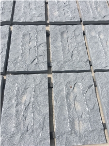 G654 Sesame Grey Granite Split Face Cube Stone/Cobblestone Pavers for Outside Exterior Stone Stepping Paverments/Paving Sets