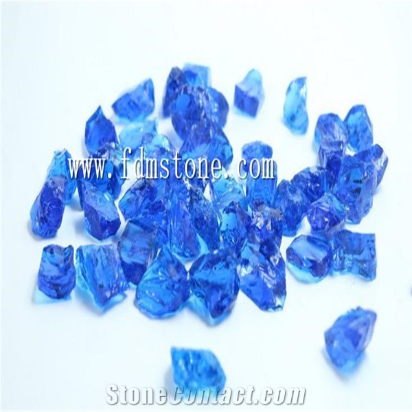 All Size Decoration Tumbled Glass Rocks