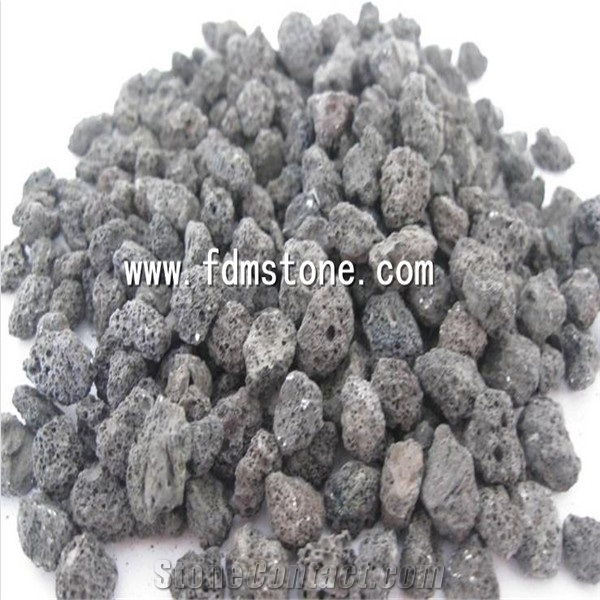 Black Lava Stone Filter Material,Natural Lava Rock Basalt Factory Volcanic Stone from China Supplier