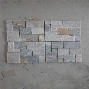 Black Rusty Slate Stone Mosaic on Mesh,China Rust Slate Flagstone Mesh,Multi-Color Slate Random/Irregular Flagstone for Garden Road