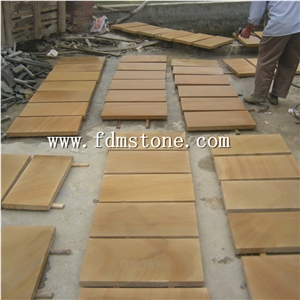 Cheap Wholesale Wooden Yellow Sandstone Pool Coping