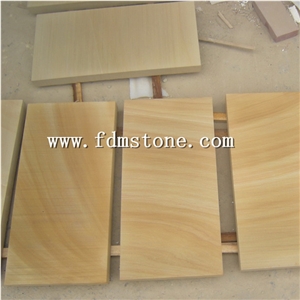 Cheap Wholesale Wooden Yellow Sandstone Pool Coping