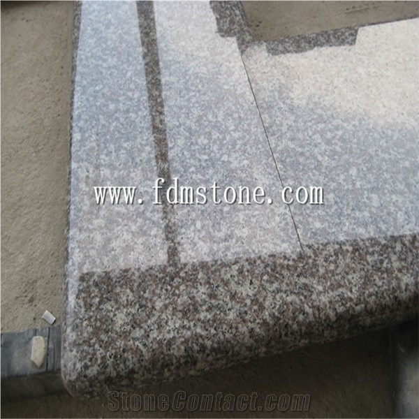 China Cheapest Red Granite G664 Flamed Tiles and Slab