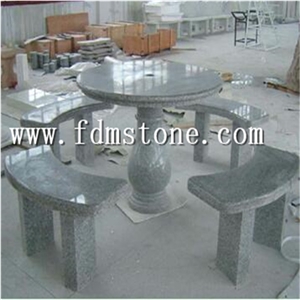 China Green Granite Squared Chairs, Stone Bench,Garden Chairs&Tables,Outdoor Chairs & Benches