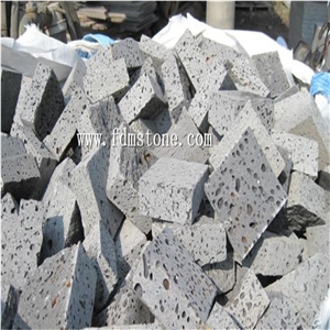 China Lava Stone Cobblestone,Outdoor Paver