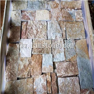 China Loose Stone /Slate Fieldstone/Loose Strip Stone Veneer/Natural Slate Stacked Stone/ Wall Cladding/Random Loose Cultured Stone Wall Stone