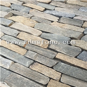 China Loose Stone /Slate Fieldstone/Loose Strip Stone Veneer/Natural Slate Stacked Stone/ Wall Cladding/Random Loose Cultured Stone Wall Stone