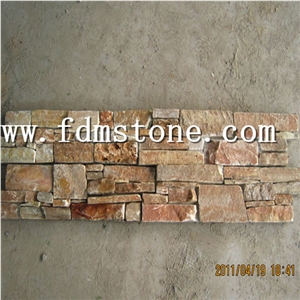 China Natural Cement Wall Panel/ Slate Stacked Stone Wall Cladding/ Zclad/Ledge Stone Veneers Cultured Stone
