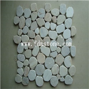 China Rusty Stone Floor Mosaic, China Rust Slate Floor Mosaic，S1120+P014 Mosaic