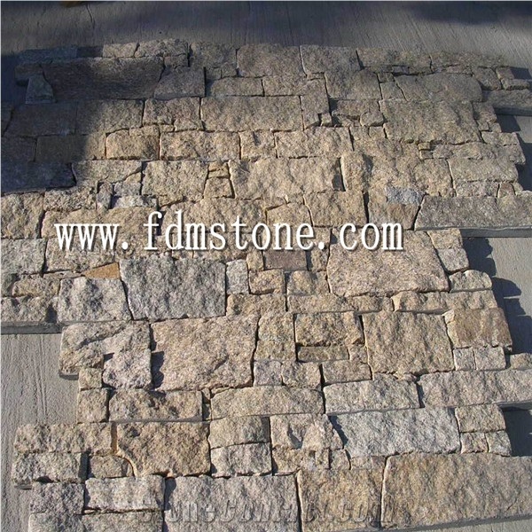 China S1120 Rusty Slate Cement Cultured Stone Z Shape, Rusty Mustang Slate Puzzle Stone Panel Stacked Veneer