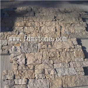China S1120 Rusty Slate Cement Cultured Stone Z Shape, Rusty Mustang Slate Puzzle Stone Panel Stacked Veneer