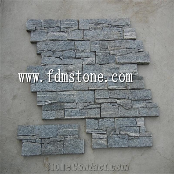 China S1120 Rusty Slate Cement Cultured Stone Z Shape, Rusty Mustang Slate Puzzle Stone Panel Stacked Veneer