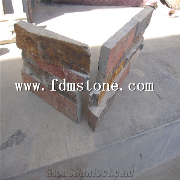 China White Quartzite Cultured Stone Panel for Wall Cladding