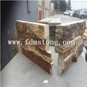 China White Quartzite Cultured Stone Panel for Wall Cladding