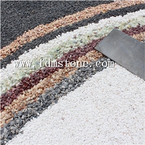 Cream Gravel Stone Pebble Stone,Beige Marble Chip,Crushed Stone