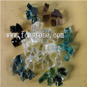 Crushed Glass Blocks, Glass Stones, Glass Chippings, Landscape Glass,Terrazzo Glass, Concrete Glass, Glass Mulch, Glass Pebble