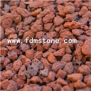 Decoration Garden Red Lava Stone Gravel,Factory Bulk Red Lava Stone/Lavarock/Volcanic Stone for Gardening