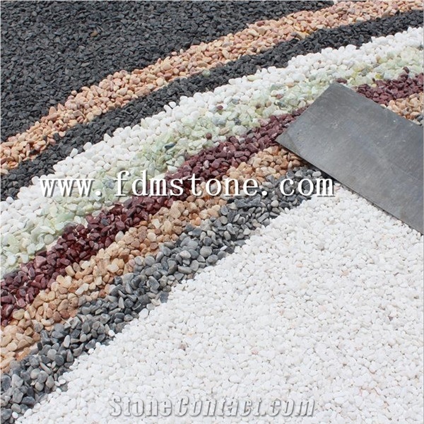 Decorative Yellow Gravel Pebble Stone for Garden