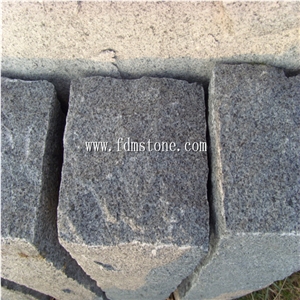 Factory Price Split Face Fujian Grey Granite Kerbstones /Curbs /Road Side Stone Cobblestone