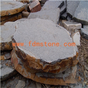 Flamed Brushed Basalt Grooved G684 Pavers,Cubestone,Kerbstone,Random Paving Sets