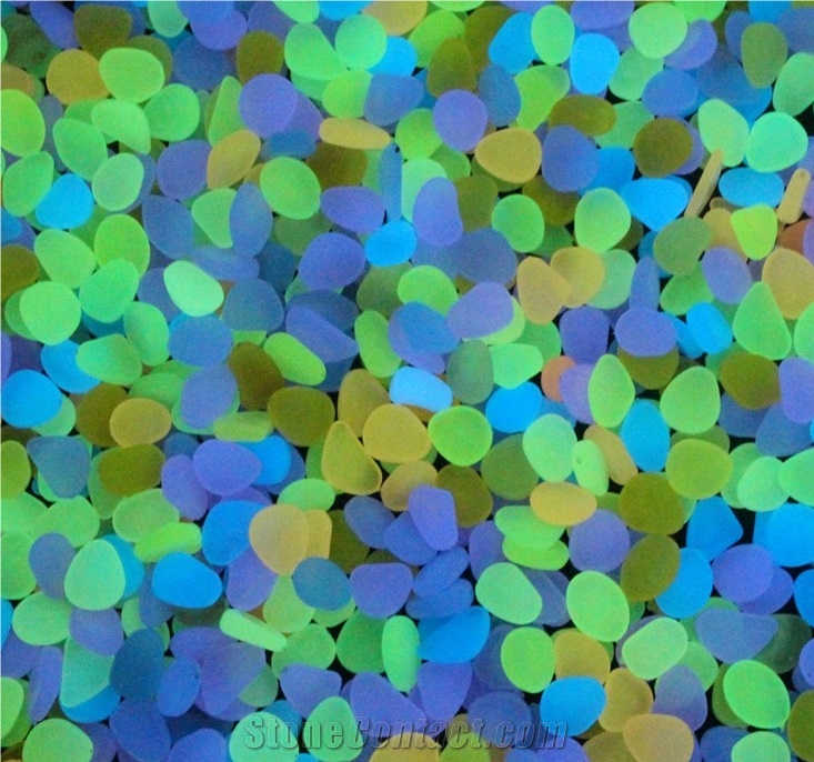 Glow Stones & Luminous Pebble Stones /Decorative Glow Effect Used in Road, Fish Tank