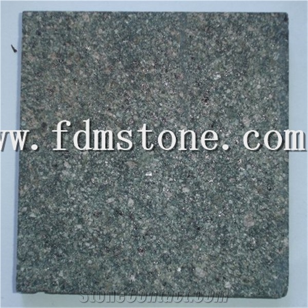Green Porphyry Slabs & Tiles, China Emerald Pearl Granite Tiles,Dark Green Granite Tiles Cut to Size,Green Stone Factory Supplier,Polished Green Granite/Porphyry