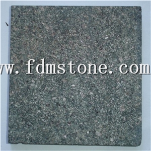 Green Porphyry Slabs & Tiles, China Emerald Pearl Granite Tiles,Dark Green Granite Tiles Cut to Size,Green Stone Factory Supplier,Polished Green Granite/Porphyry