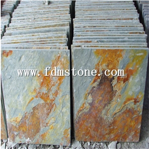 Green Slate Tile for Pool Paving