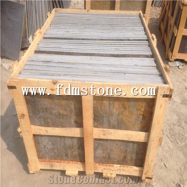 Green Slate Tile for Pool Paving