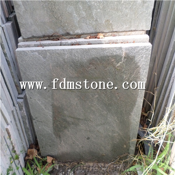 Green Slate Tile for Pool Paving