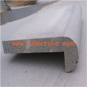 Grey Basalt Pool Coping Pavers, Basalt Stone Grey Stone Pool Coping,Hainan Black Basalt/Dark Grey Basalt /Paving/Pool Coping/Sawn/Honed