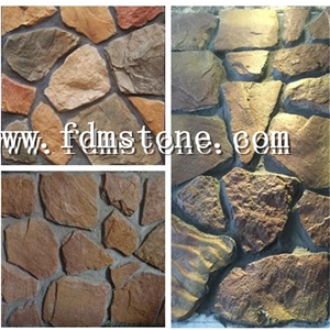 Grey Indoor Fasade Artificial Wall Stones