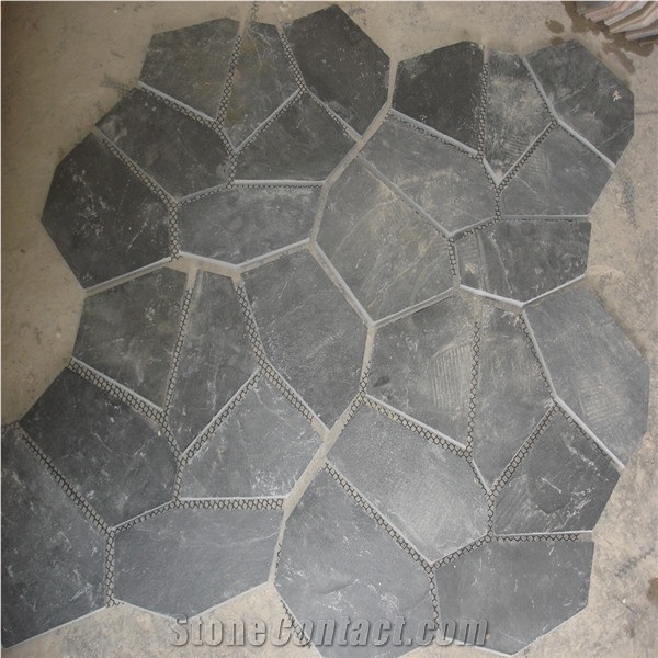 Irregular Natural Slate Driveway Paver Rust Slate Flagstone