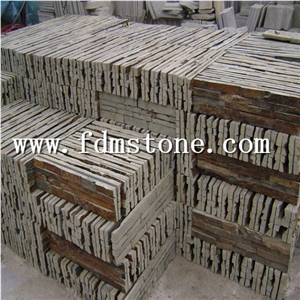 Low Cost Slate Cultured Stone Exterior Stone Wall Panelling