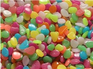 Luminous Stone Pebble Multicolor Pebble Chips