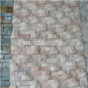 Masonry Wall Tile, Masonry Stone, Masonry Tumbled Travertine Mosaic Pattern