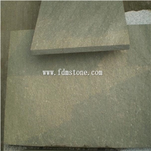 Natural Green Sandstone Cube Stone,Cobble Stone