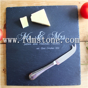 Natural Rectangle Slate Plate Slate Cheese Slate Tray Series