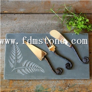 Natural Rectangle Slate Plate Slate Cheese Slate Tray Series