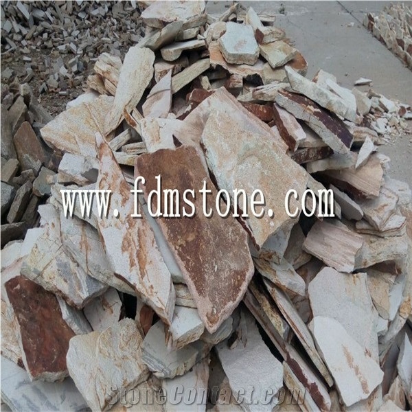 Natural Sandstone Boulder,Crazy Paver