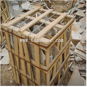 Natural Slate Crazy Paving Tiles Irregular Flagstone
