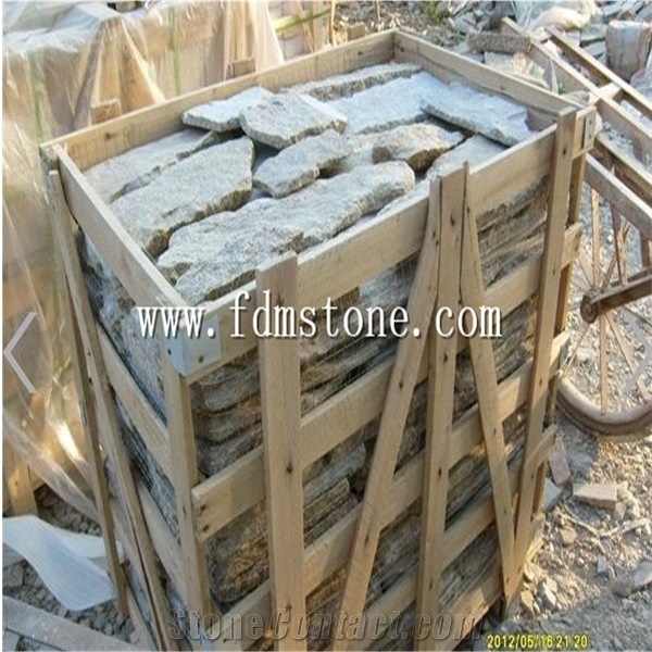 Natural Yellow Quartz P014 Loose Stacked Stone