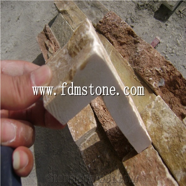 Natural Yellow Quartz P014 Loose Stacked Stone
