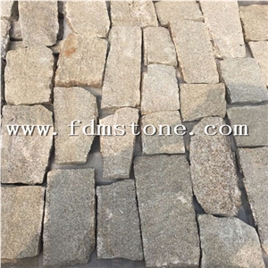 Natural Yellow Slate P014 Loose Stacked Stone Cultured Stone