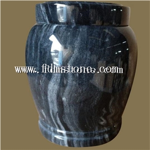 Nature Stone Cremetery Urn for Tombstone Accessories