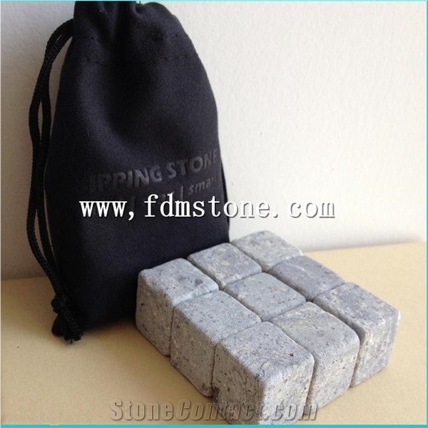 New Whiskey Rock Stone Cube Whisky Ice Cubes/ Whisky Stone/ Whiskey Stone Wine Cooler Heater Stones