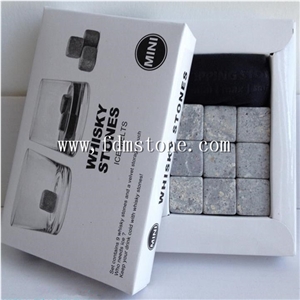 New Whiskey Rock Stone Cube Whisky Ice Cubes/ Whisky Stone/ Whiskey Stone Wine Cooler Heater Stones