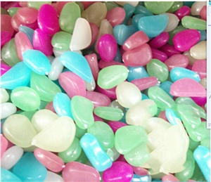 Night Glow Stones Colorful Gems Pebble