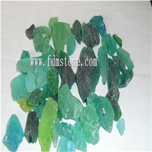 Ocean Glass Rock for Garden and Landscaping 20-50mm,50-80mm,Etc.
